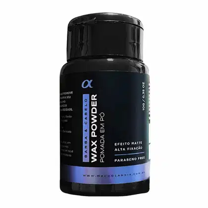 Imagem do produto Macho-lândia Wax Powder Efeito Seco - Pomada Modeladora Em Pó 10g