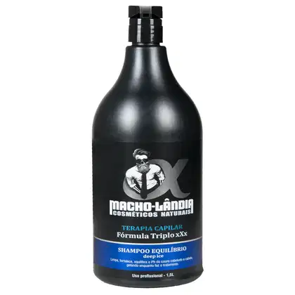 Imagem do produto Macho-Lândia Deep Ice Fórmula Triplo xXx  - Shampoo Profissional 1,5l