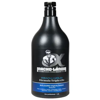 Imagem do produto Macho-Lândia Deep Ice Fórmula Triplo xXx - Bálsamo Capilar 1,5L