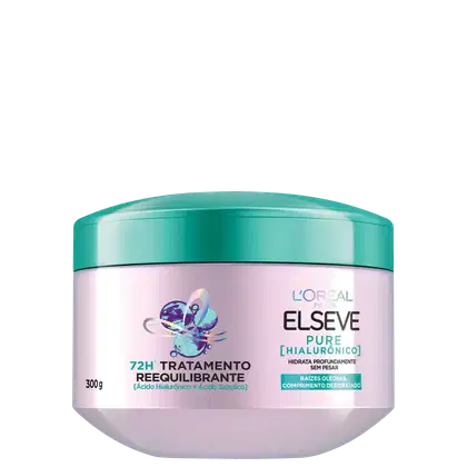 Imagem do produto Elseve L'Oréal Paris Pure Hialurônico - Tratamento Reequilibrante 300g