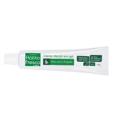 Imagem do produto Abelha Rainha Hálito Fresco Aloe Vera e Própolis - Creme Dental em Gel 50g