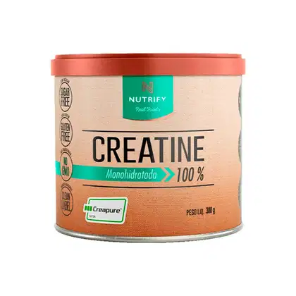 Suplemento Alimentar em Pó Nutrify Creatine Monohidratada 100% 300g.