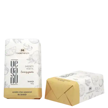 Imagem do produto Madressenza Vegano Exergizante Laranja - Sabonete em Barra 180g