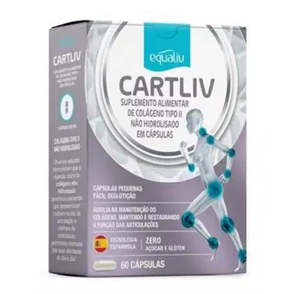 Imagem do produto Equaliv Cartliv Colágeno II - Suplemento Alimentar (60 Cápsulas)