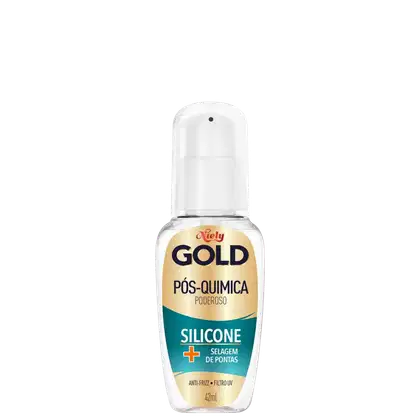 Imagem do produto Niely Gold Silicone Pós-Química - Reparador de Pontas 42ml