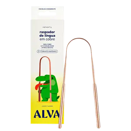 Imagem do produto Alva Infantil Cobre - Raspador de Língua