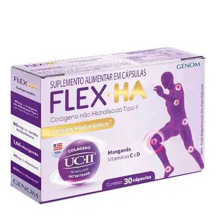 Imagem do produto Genom Flex HA - Suplemento Alimentar (30 Cápsulas)