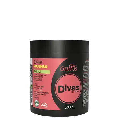 Imagem do produto Griffus Divas do Brasil Super Volumão - Máscara Capilar 500g