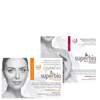 Imagem do produto Kit Supérbia Adesivos de Silicone Colo e Pequenas Áreas (2 Produtos)