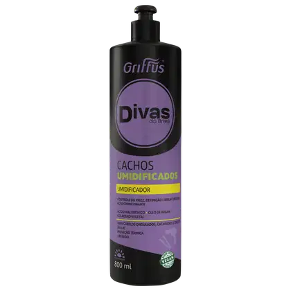 Imagem do produto Griffus Divas do Brasil Cachos Umidificados - Umidificador de Cachos 800ml