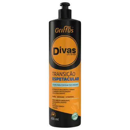 Imagem do produto Griffus Divas do Brasil Transição Espetacular - Creme para Pentear Texturizante 800ml