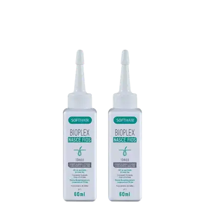Imagem do produto Kit Soft Hair Bioplex Nasce Fios Tônico (2 Unidades)