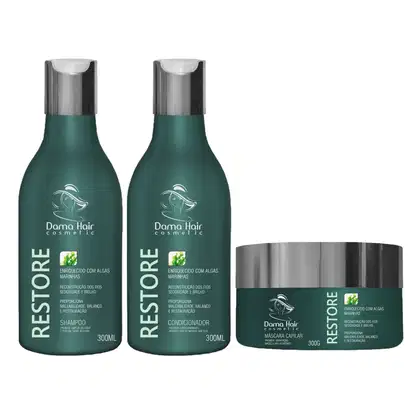 Imagem do produto Kit Dama Hair Restore Algas Marinhas (3 Produtos)