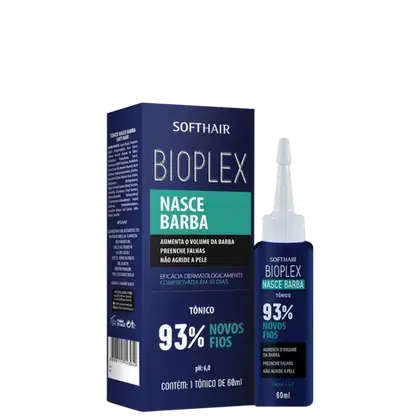 Imagem do produto Soft Hair Bioplex Nasce Barba - Tônico de Crescimento para Barba 60ml