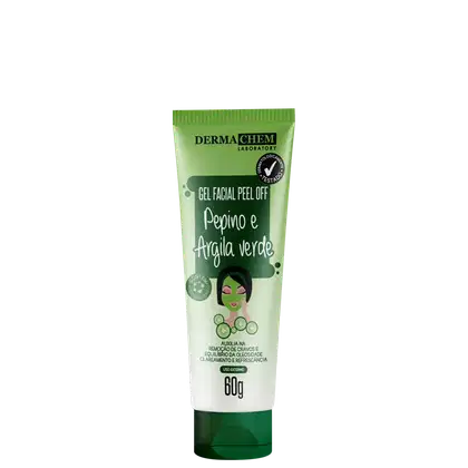 Imagem do produto Dermachem Gel Peel Off Pepino e Argila Verde 60g