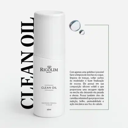 Imagem do produto Rigolim Hair & Co Clean Oil - Óleo Capilar 60ml