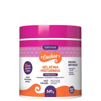 Gelatina Misturinha Modeladora Soft Hair 520g