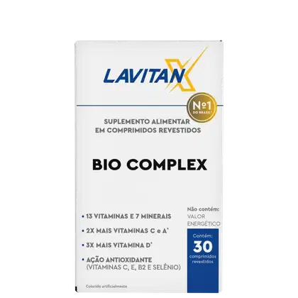 Imagem do produto Lavitan X Bio Complex - Suplemento Alimentar (30 Comprimidos)