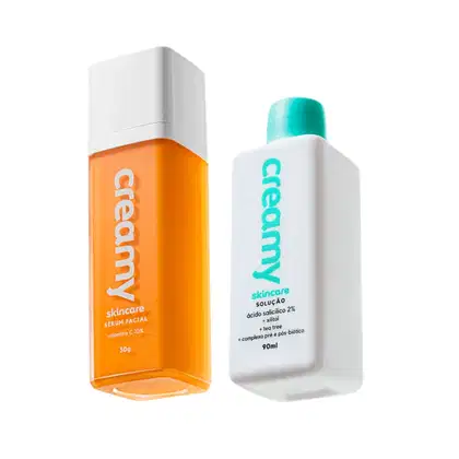 Imagem do produto Kit Creamy Salicílico + Vitamina C (2 Produtos)