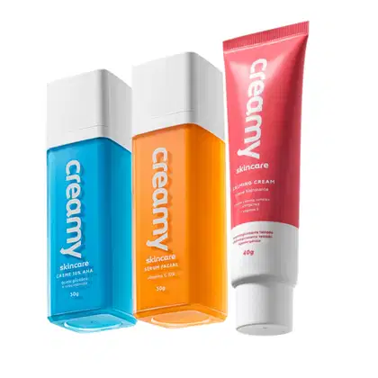 Imagem do produto Kit Creamy Vitamina C Glicólico Calming (3 Produtos)
