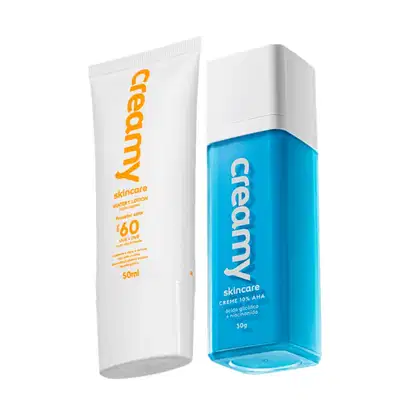 Imagem do produto Kit Creamy Glicólico FPS 60 (2 Produtos)
