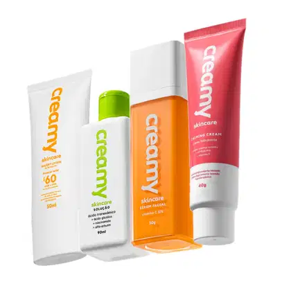 Imagem do produto Kit Creamy Vitamina C Tranexâmico Calming FPS 60 (4 Produtos)