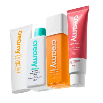 Imagem do produto Kit Creamy Vitamina C Salicílico Calming FPS 60 (4 Produtos)