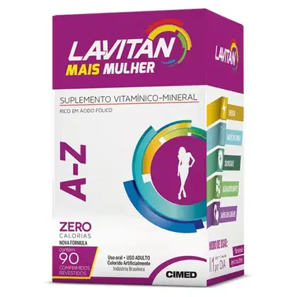 Suplemento Lavitan Mais Mulher 90 Comprimidos