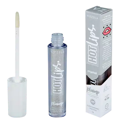 Imagem do produto Vizzela Cosméticos Hot Lips Crystal - Gloss Labial 4g