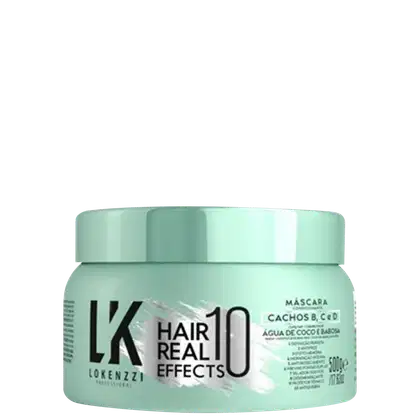 Imagem do produto MASCARA LOKENZZI CACHOS HAIR REAL 10 EFFECTS 500G