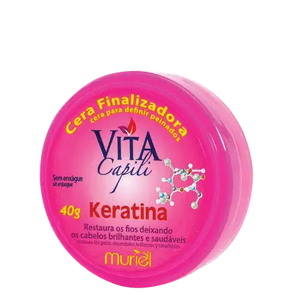 Imagem do produto CERA FINALIZADORA VITA CAPILI MURIEL KERATINA 40G