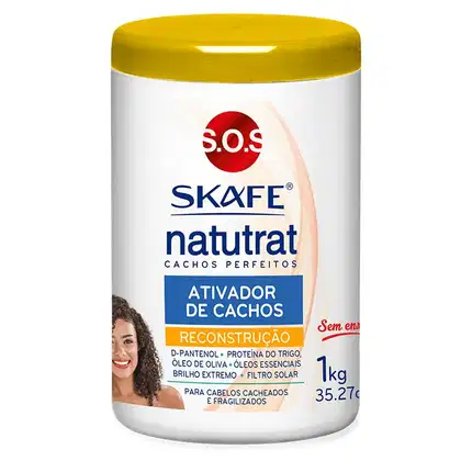 Imagem do produto Skafe Natutrat SOS Ativador de Cachos Reconstrução 1kg