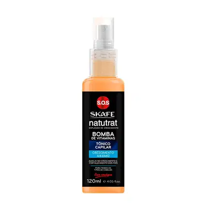 Imagem do produto Skafe Natutrat Bomba de Vitaminas Tônico Capilar Crescimento Máximo 120ml