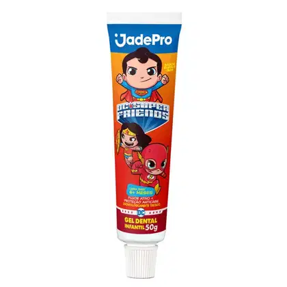 Imagem do produto Creme Dental Infantil Jadefrog Super Friends Bubble Gum 50gr 475