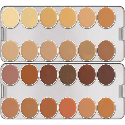 Imagem do produto Kryolan Dermacolor K 24 Cores - Paleta de Corretivo 80g