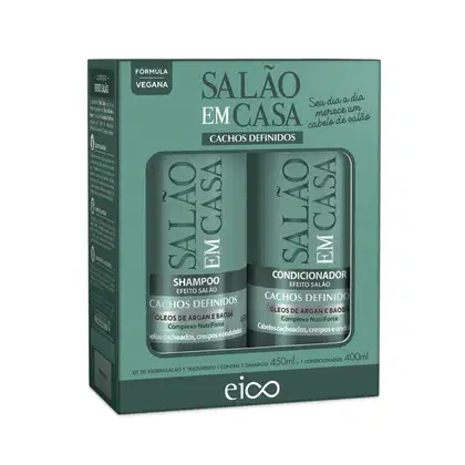 Imagem do produto Kit Eico  Cachos Salao/Casa E.N. 850ML