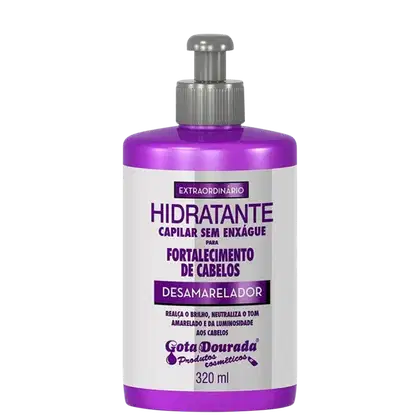 Imagem do produto Creme Para Pentear Gota Dourada Desamarelador 320Ml