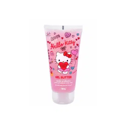 Imagem do produto Gel Glitter Infantil Hello Kitty Corpo E Cabelos 80G