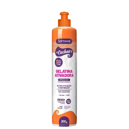 Gelatina Ativadora Soft Hair Cachos 300g