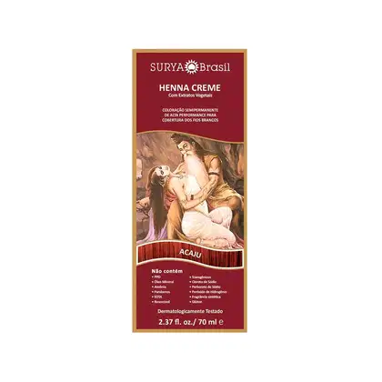 Imagem do produto Henna Creme Natural Surya Acaju