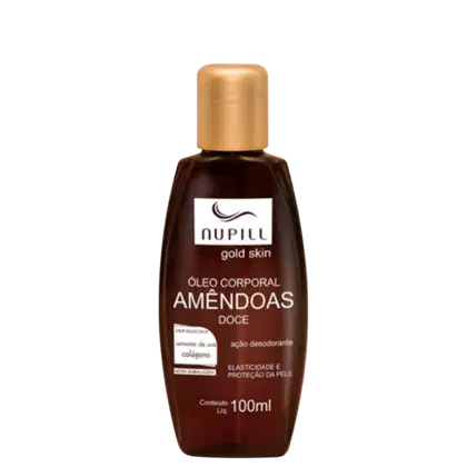 Imagem do produto Óleo Corporal Nupill Amêndoas Doce Com Semente De Uva e Colágeno 100ml