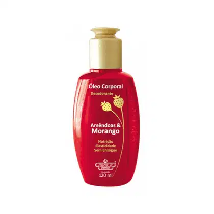 Imagem do produto Óleo Corporal Flores e Vegetais Amêndoas e Morango 120ml