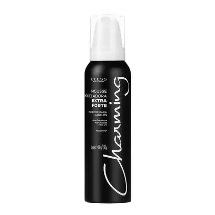 Imagem do produto Cless Charming Black Extra Forte - Mousse Modeladora 140ml