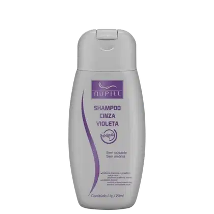 Imagem do produto Shampoo Nupill Cinza Violeta 120ml