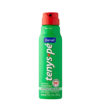 Imagem do produto Tenys Pé Baruel Jato Seco Canforado - Desodorante para os Pés 150ml