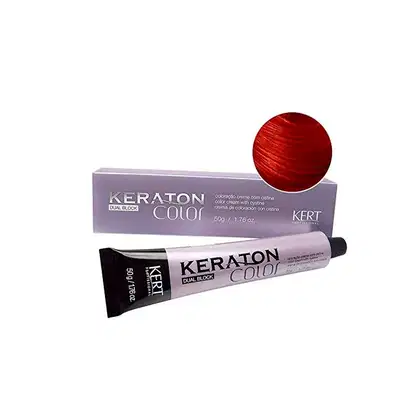Imagem do produto Keraton Color Dual Block 7.66 Louro Médio Vermelho Intenso - Coloração Permanente 50g
