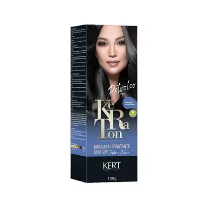 Imagem do produto Keraton Banho De Brilho Preto Petróleo - Tonalizante 100g