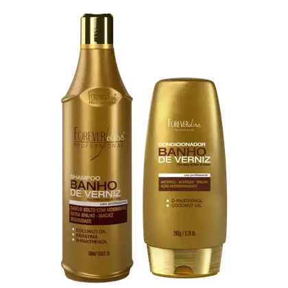 Imagem do produto Kit Forever Liss Professional Banho de Verniz - Shampoo 500ml + Condicionador 200g