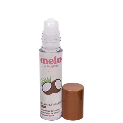 Protetor Labial Ruby Rose Melu Manteiga de Cacau Coco, 5,5ml.