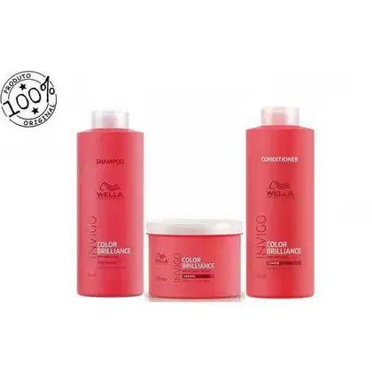 Imagem do produto Kit Wella Professionals Invigo Color Brilliance Trio Diário (3 Produtos)